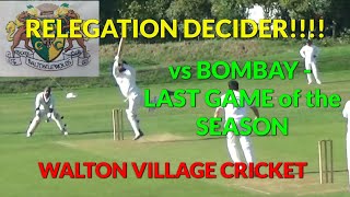 WIN TO STAY UP  FINOs flamingo shots ANIL triggered again  WALTON VILLAGE CRICKET vs Bombay [upl. by Iva61]