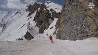 Silvretta Arena Ischgl Samnaun Talabfahrt nach Samnaun [upl. by Ikuy756]