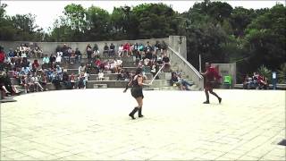 Gladiator fight in the amphitheatre at Te Papa [upl. by Middlesworth]