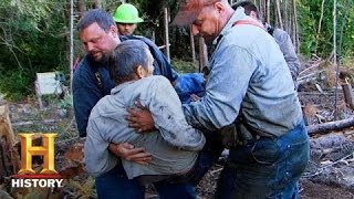 Ax Men Craig Rygaard is Seriously Injured S8 E16  History [upl. by Neelrac275]