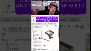 SolidWorks Sheet Metal MULTI BODY  export BODIES to single part [upl. by Ennirok321]