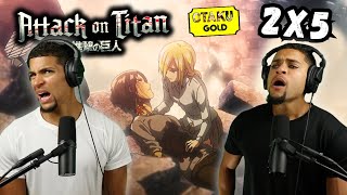 quotHistoriaquot  ATTACK ON TITAN  2x5 REACTION New Anime Fans [upl. by Haroun]