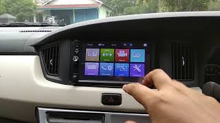 Review Head Unit tanpa Merk tapi ada tipe 7012B Part 2 [upl. by Shotton]