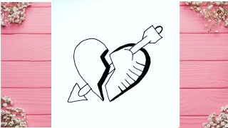 3D heart drawing easy step by step  drawing for beginners [upl. by Platon]