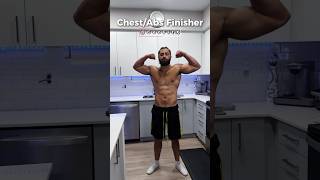 Do This CHEST  ABS Finisher To Melt Body Fat🔥 homeworkouts [upl. by Sverre583]