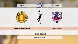 Basket A2F Nord – San Salvatore Selargius – Cus Cagliari 6535 [upl. by Aphra191]