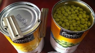 Military Survival Kit Can Opener Review  How To Open A Can With A Military Can Opener [upl. by Lenaj77]