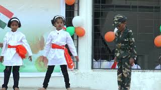 Ye Mere Watan Ke Logo  HD English Medium School Republic Day Dance  201819 [upl. by Rattray]