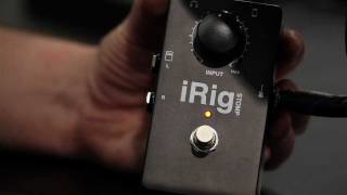 iRig Stomp  The first stompbox guitar interface for iPhoneiPod touchiPad  Winter NAMM 2012 [upl. by Grodin]