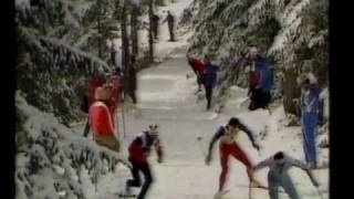 SkidVM 1985  Seefeld  4x10 km sista sträckan 1 av 3 [upl. by Schober]