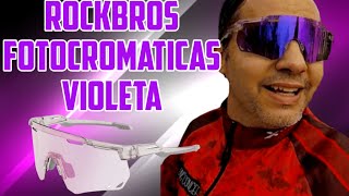 NEW REVIEW ROCKBROS ARGENTINA Lentes FOTOCROMATICAS violetas SP323 Series [upl. by Putnam]