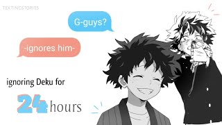 Class 1A ignores Deku for 24 hours  prank gone wrong  part 12 [upl. by Llenreb]