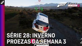 Forza Horizon 5  Realizando Proezas na Temporada de Inverno Semana 3 [upl. by Niwle]