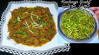 Kachnar Gosht Recipeمزیدارکچنار گوشتKachnar Ki sabziKachnar GoshtKachnar VegetableRoshni Cookin [upl. by Burtie]