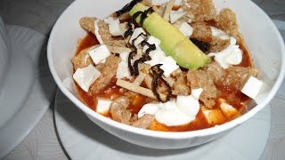 SOPA DE AZTECASOPA DE TORTILLAcomiendo rico y facil [upl. by Eceirehs]