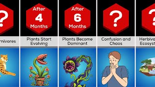 Timeline What if all plants became Carnivorous  Data Vision Comparison Video [upl. by Zetes977]