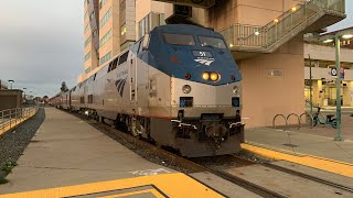 Railfanning emeryville California Friday January 12 2024 Part 2 [upl. by Aketal]