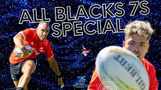 ALL BLACKS 7s SPECIAL at Bula Fiji 7s  Kitiona Vai and Joe Webber flash the skills [upl. by Yand]