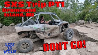 Adventure Drummond Island MI with a Honda Pioneer Ranger TRX and more [upl. by Arluene]