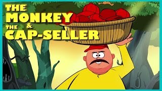 The Monkey and The Cap Seller Story  English Story For Kids [upl. by Llerrem]