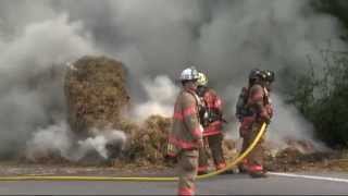 Truck Fire South Whitehall PA  072614 [upl. by Aisela]