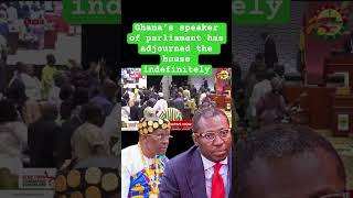 Parliament adjourned indefinitely after speaker Gbagbin ruling [upl. by Sualocin297]