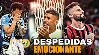 DESPEDIDAS emocionante do PAULINHO GIROUD Felipe Anderson 🥹🥹❤️‍🩹 [upl. by Atsev]