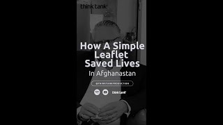 How a Simple Leaflet Saved Lives in Afghanistan [upl. by Sumerlin292]