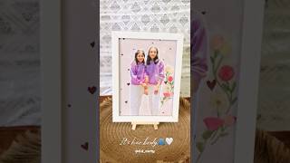 Embroidery frame embroideryframe birthdayframe makingvideos [upl. by Genvieve]