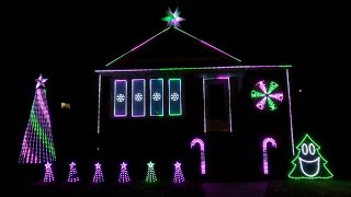 Fat Santa 2023 Christmas Light Show [upl. by Ilime967]