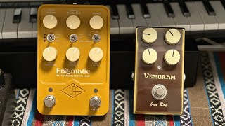 quotRecent Favorite Overdrive Pedal🫡quot Universal Audio Enigmatic  Vemuram Jan Ray Demo Music [upl. by Retsim]