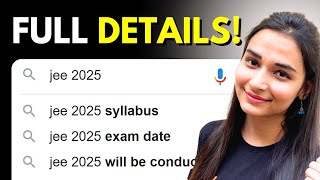 JEE 2025 Complete Roadmap🎯  JEE 2025 Strategy🔥 Shilpi Maam vjme20 [upl. by Deina]