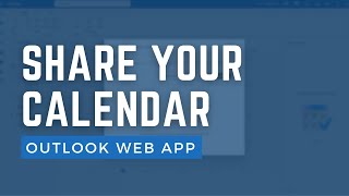 How to share your calendar in Microsoft 365 Outlook Web App 2024 [upl. by Cirilla]