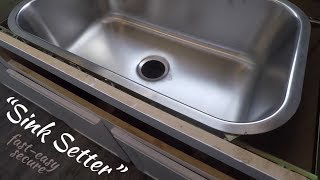 How to Install Undermount Sink in Granite  SINK SETTER [upl. by Doelling516]