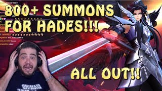 EVERYTHING FOR HADES TODO POR HADES 800 SUMMONS Saint Seiya Awakening [upl. by Pasco]