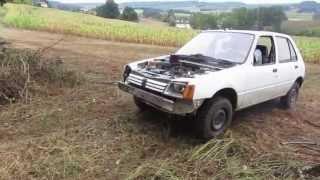 Peugeot 205 Offroad  Pneus Malatesta Kobra Trac [upl. by Htezil]