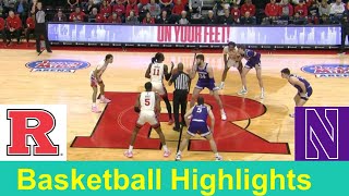 Northwestern vs Rutgers Basketball Game Highlights Feb 15 2024 [upl. by Dasha]