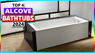 Alcove Bathtub – Top 4 Best Alcove Bathtubs in 2024 [upl. by Yesnik]