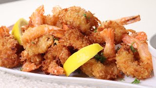 Quick and Easy Butterfly CRISPY Fried Shrimp Recipe [upl. by Michaelina]