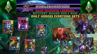 EP 80 Past 270 Days Raid Shadow Legends F2P Mystery Shard Only Run Halloween Fusion and Doom T [upl. by Eigriv]