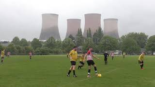 Football match interrupted by power station demolition explosion [upl. by Corell]