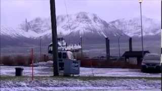 storm sulesund hareid ferry [upl. by Lindie]