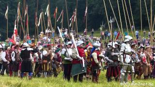 Frundsbergfest Mindelheim 2015  Die Schlacht von Peutelstein uncut Sa 27062015 [upl. by Akimahc368]