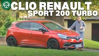 Clio Renault Sport 200 Turbo EDC 2013  FULL REVIEW [upl. by Llerrad]