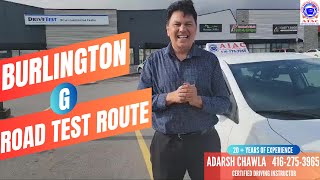 Burlington G Road Test Route  2023  New Modified Full G Test Route [upl. by Elnora]