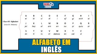 ALFABETO EM INGLÊS  ABECEDÁRIO EM INGLÊS [upl. by Dloraj692]