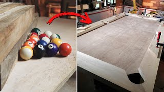 I think I built the Best Wooden Billiard Table [upl. by Reehsab]