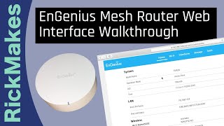 EnGenius Mesh Router Web Interface Walkthrough [upl. by Sidalg]