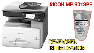 Developer Initialization of Ricoh Mp 301spf [upl. by Antoinette]