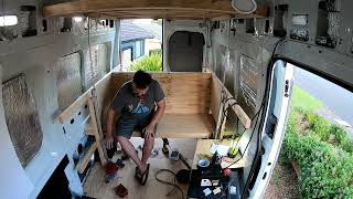 LDV van conversion DIY seating and garage construction [upl. by Papagena700]